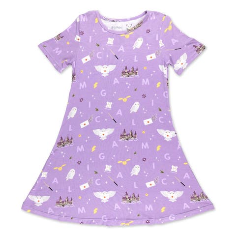 Kids' Hedwig's Magical Mail Short Sleeve Dress