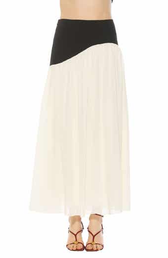 Alexia Admor Eris Asymmetric Drop Waist Maxi Skirt