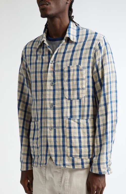 Double Rl Indio Plaid Twill Shirt Jacket