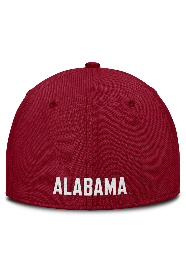 Men's Nike Crimson Alabama Crimson Tide Rise Swoosh Dri-FIT Flex Hat, Alternate, color, Crimson