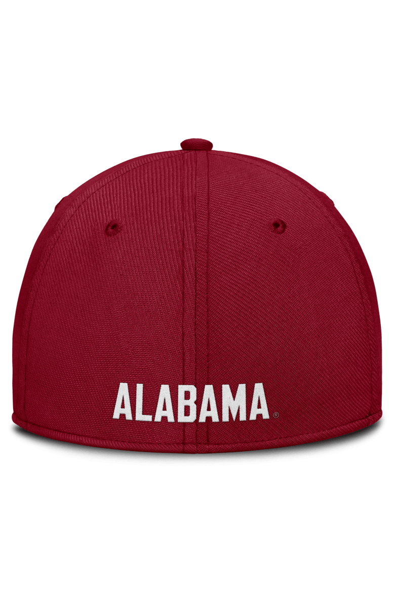 Nike Men's Nike Crimson Alabama Crimson Tide Rise Swoosh Dri-FIT Flex Hat, Alternate, color, Crimson