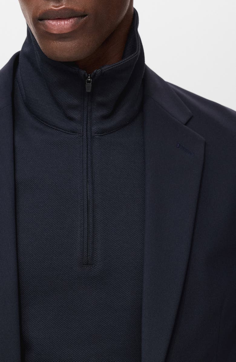 MANGO Zurich Slim Fit Thermolite<sup>®</sup> Suit Jacket, Alternate, color, Navy