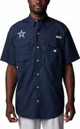 Columbia Men's Columbia Navy Dallas Cowboys Bonehead Team Button-Up Shirt