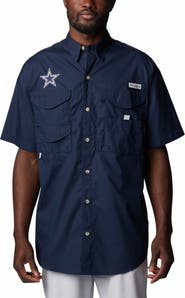 Columbia Men's Columbia Navy Dallas Cowboys Bonehead Team Button-Up Shirt