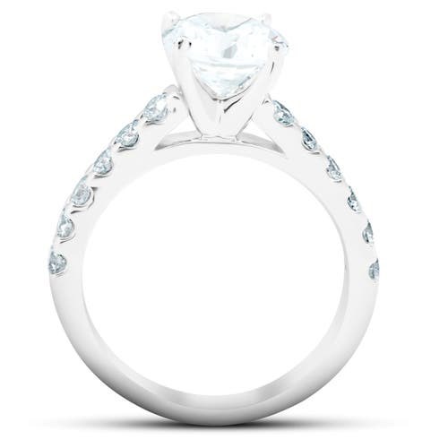 Bliss Diamond Certified 2 3/4 Ct Diamond Engagement Ring 14k Gold Lab Grown In 14k White Gold