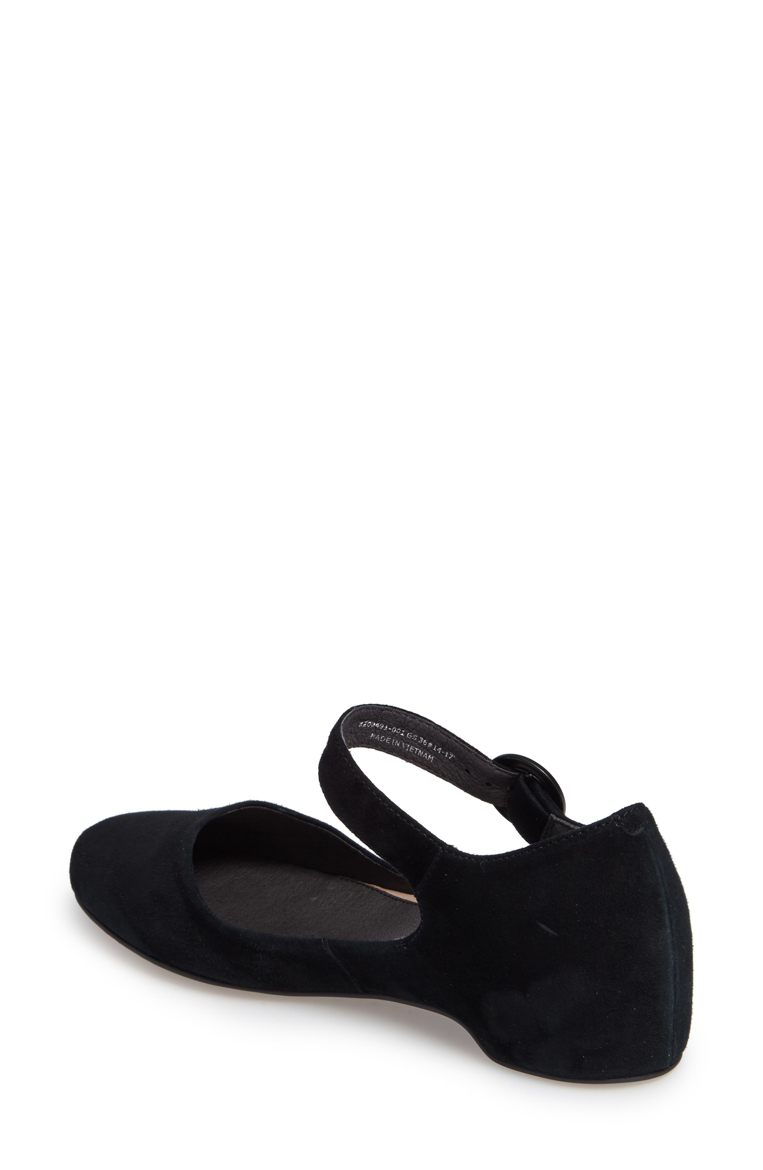 Serena Mary Jane Flat, Alternate, color, BLACK LEATHER