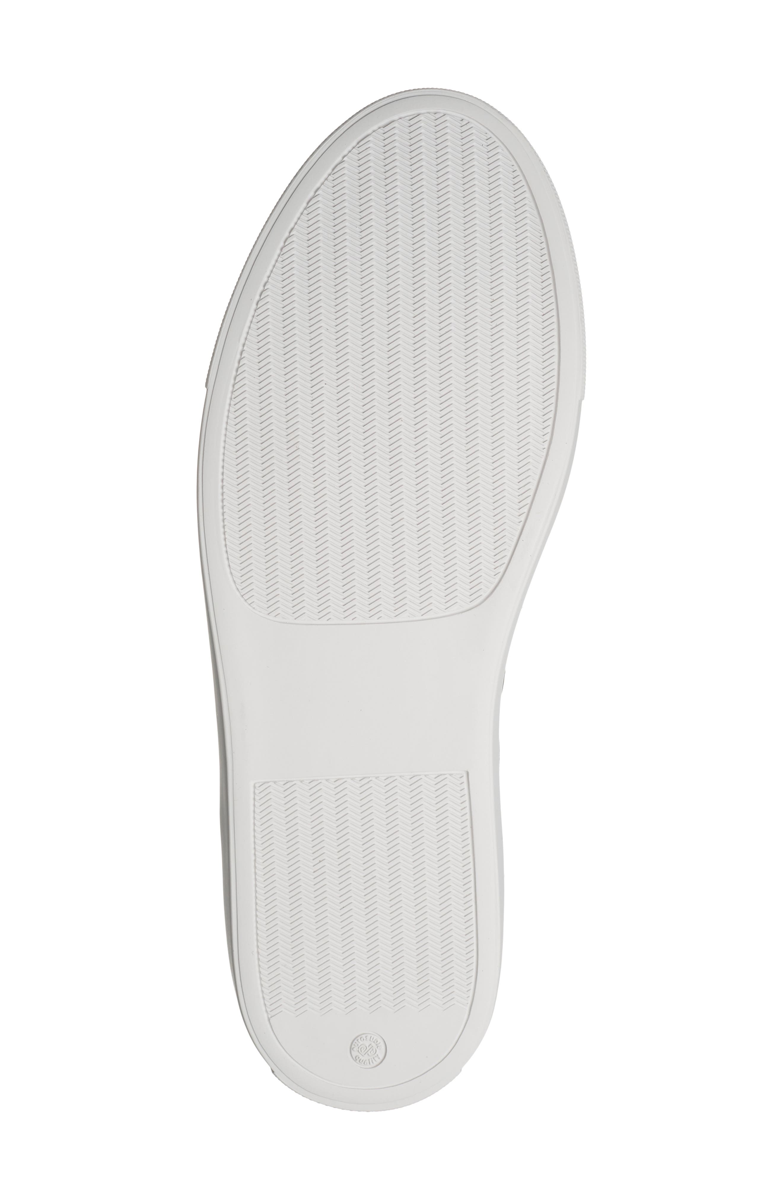 Magnanni Ashley Stripe Suede & Leather Sneaker, Alternate, color, Grey