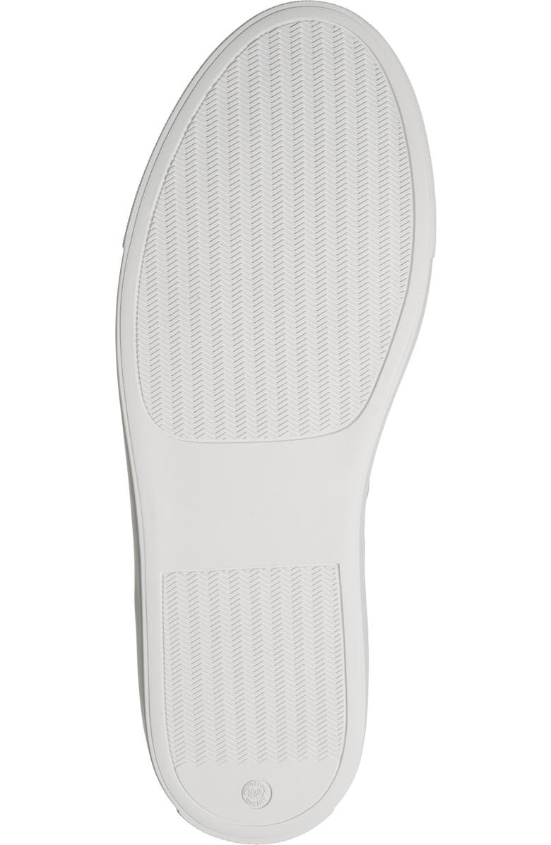 Magnanni Ashley Stripe Suede & Leather Sneaker, Alternate, color, Grey