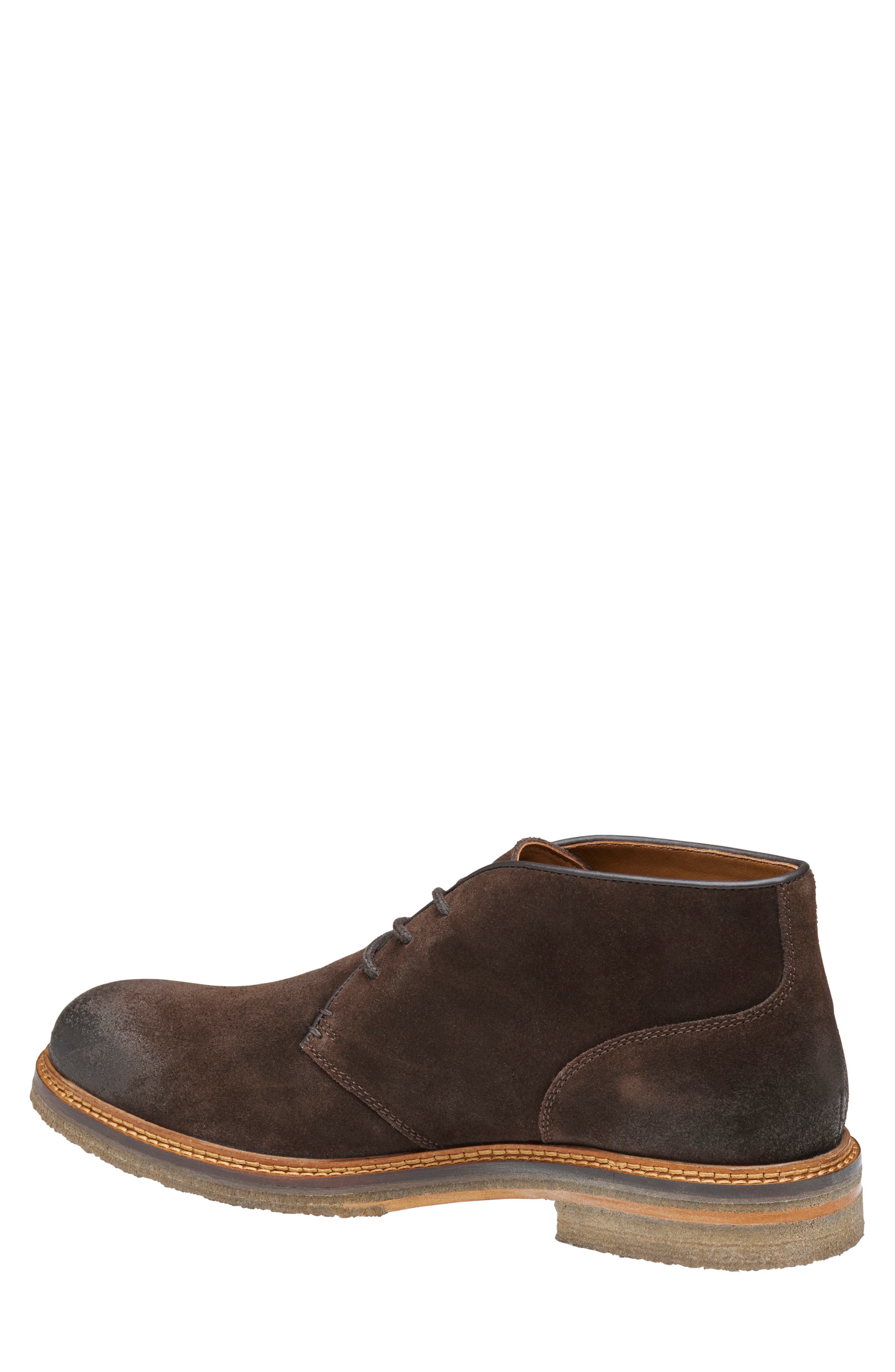 Johnston & Murphy Calder Oiled Suede Chukka Boot, Alternate, color, Brown Oiled Suede