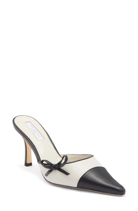 Shirley Pointed Cap Toe Mule (Women)