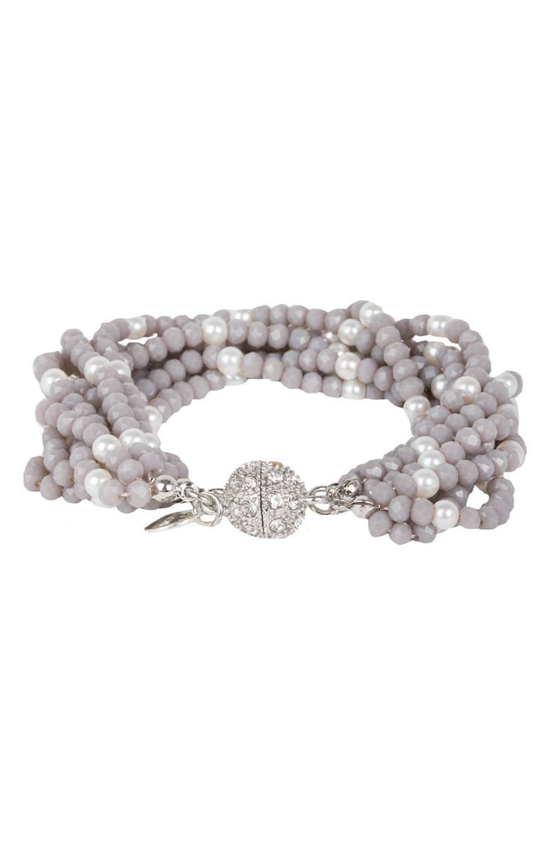 SAACHI Crosby Beaded Pearl Bracelet, Alternate, color, 