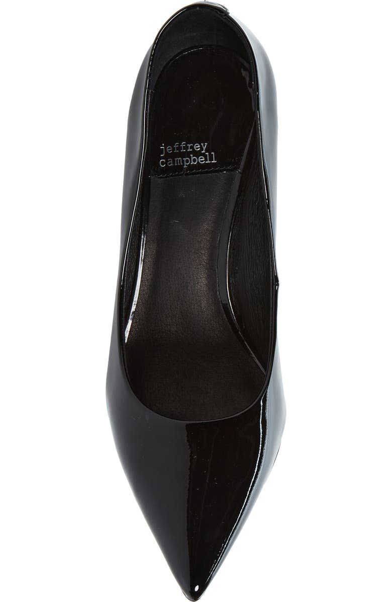 Jeffrey Campbell Nikia Pump, Alternate, color, Black Patent