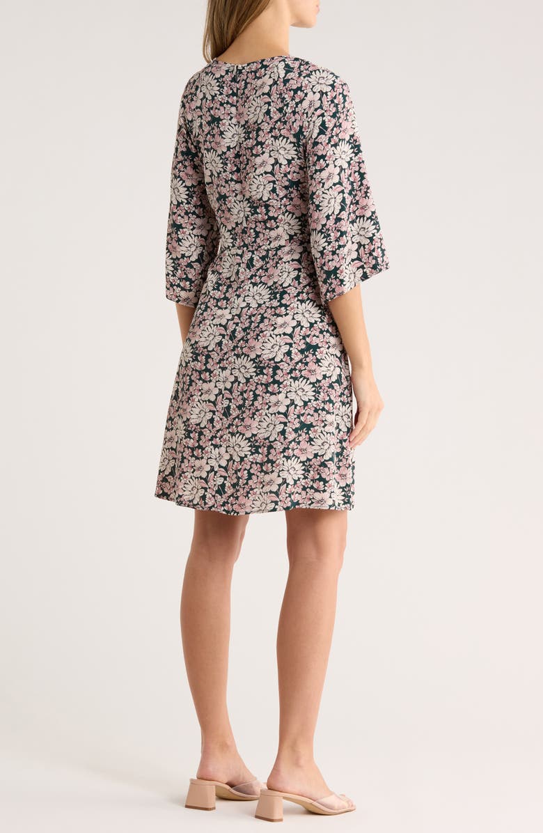 matty m. Raglan Sleeve Midi Dress, Alternate, color, Rose