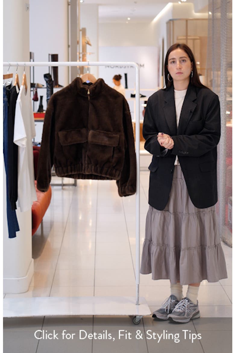 Faux Fur Bomber Jacket video
