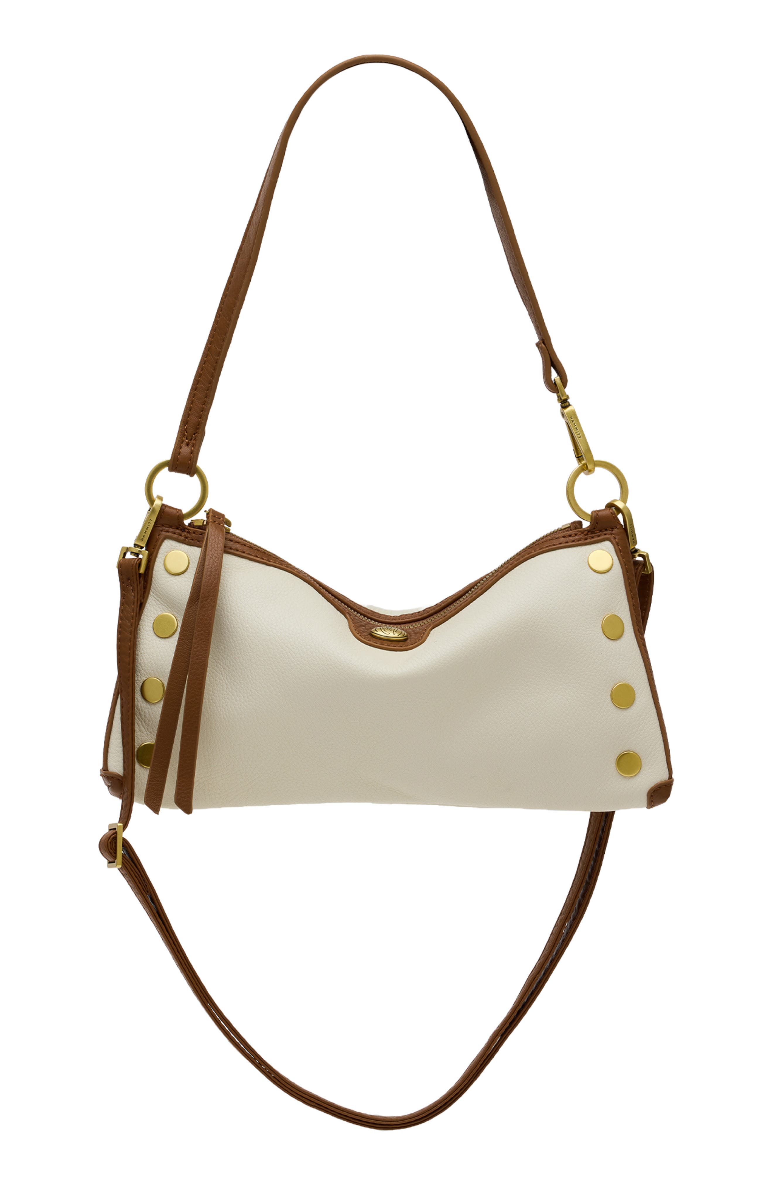 HAMMITT Kyle Leather Shoulder Bag, Alternate, color, West End/ Antique Gold