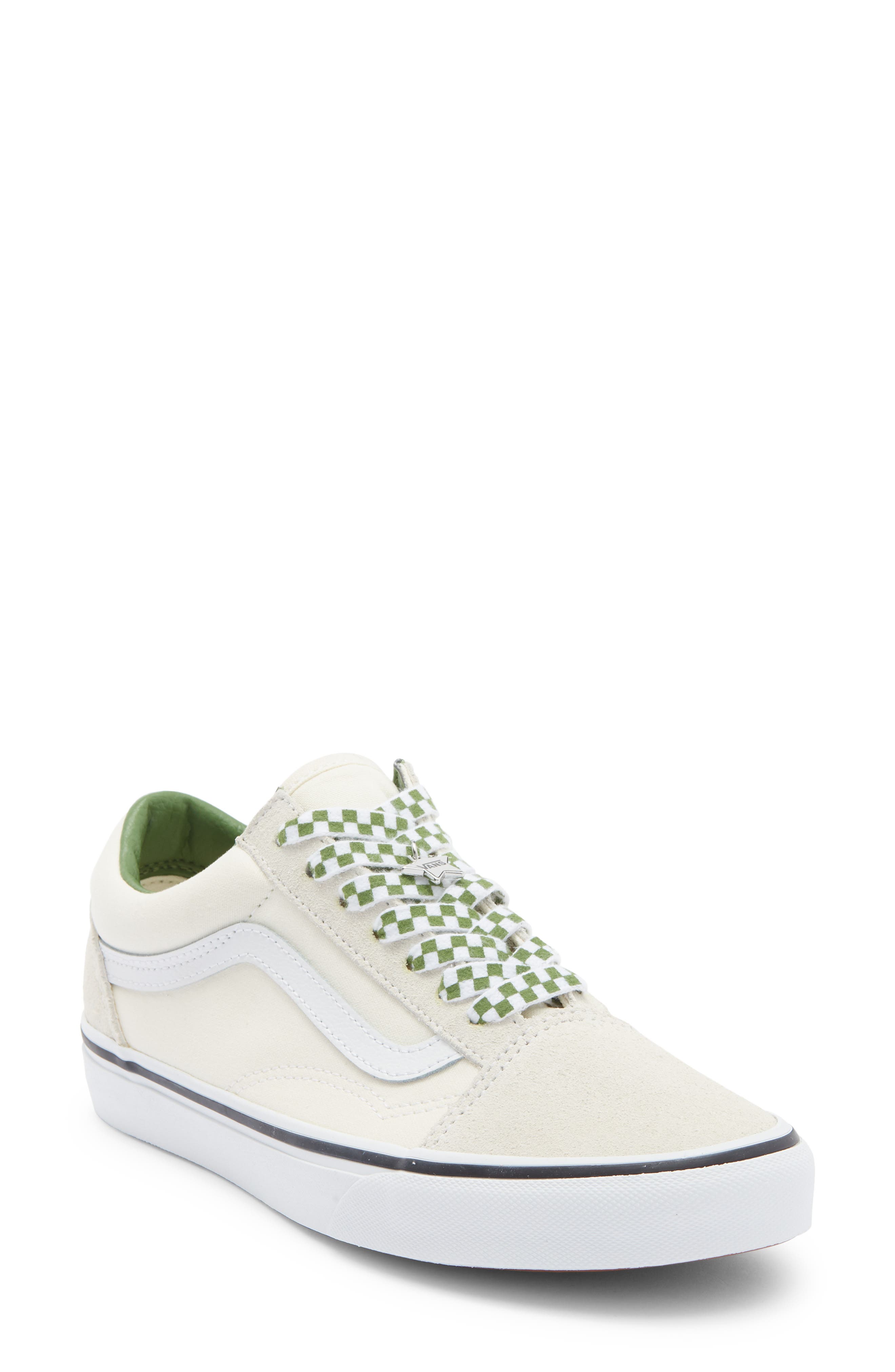 Vans Old Skool Sneaker, Main, color, Marshmallow/Green