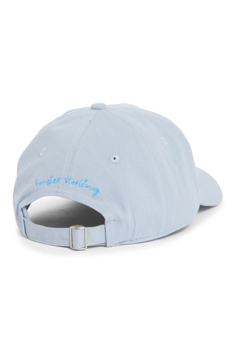 Embroidered Palm Spring Inn Canvas Adjustable Baseball Cap, Alternate, color, BLUE