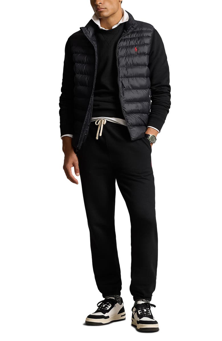 Polo Ralph Lauren Terra Black Recycled Nylon Puffer Vest, Alternate, color, 