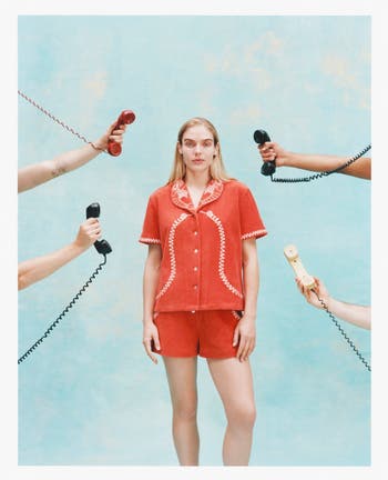 'Shellphone Booty Call' Mini Shorts