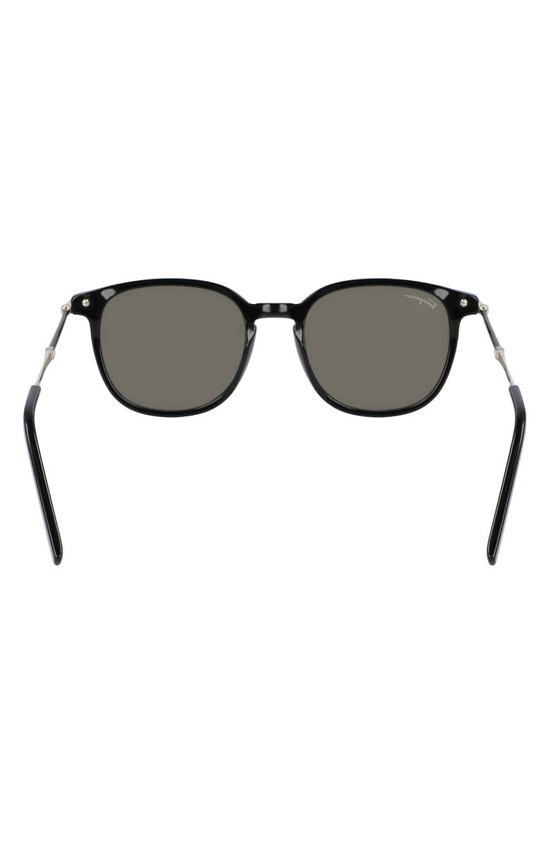 FERRAGAMO Salvatore Ferragamo 52mm Round Sunglasses, Alternate, color,