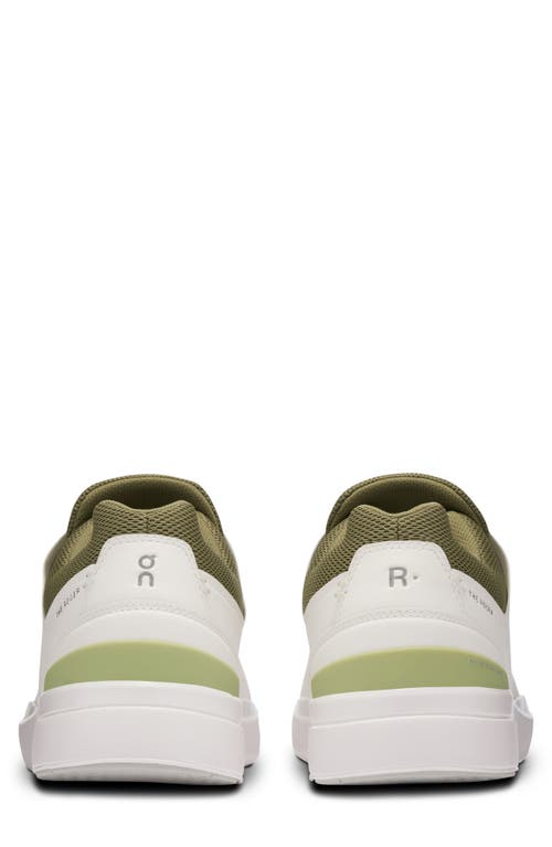 On The Roger Advantage Tennis Sneaker In White/olive