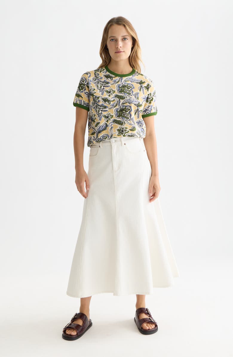 Scotch & Soda Print Knit Top, Alternate, color, Lucky Bandana Multi Parsnip