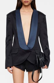 LIONESS Sylvie Shawl Collar Blazer