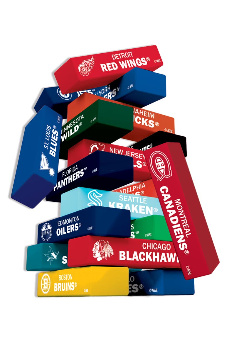 NHL Tumble Tower - All Teams, Alternate, color, Multicolor