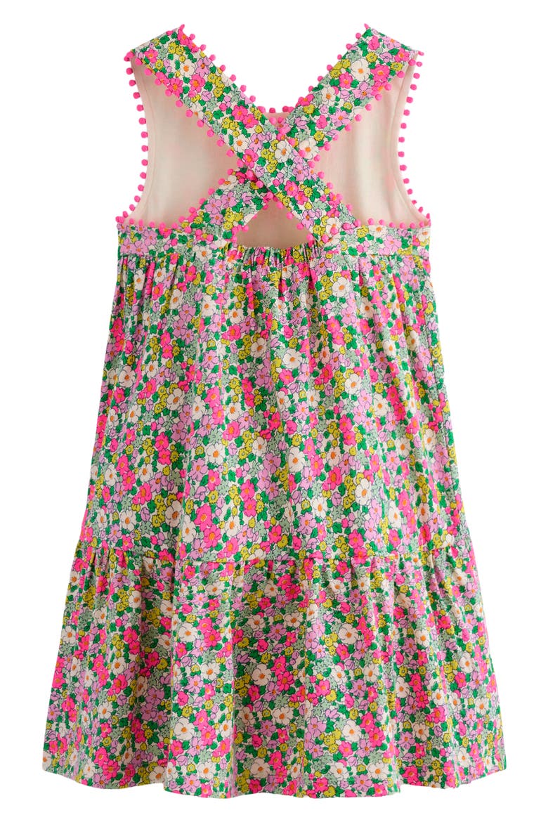 Kids' Cross Back Cotton Jersey Dress, Alternate, color, DITSY FLORAL