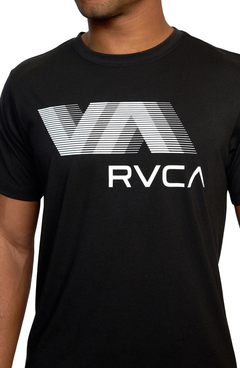 RVCA VA Blur Performance Graphic Tee, Alternate, color,