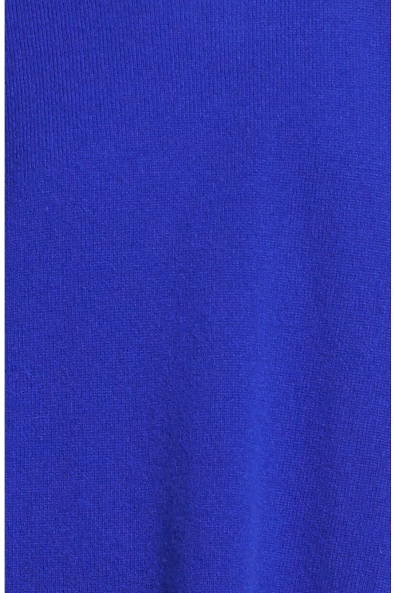 Back Zip Cashmere Sweater, Alternate, color, INDIA INK