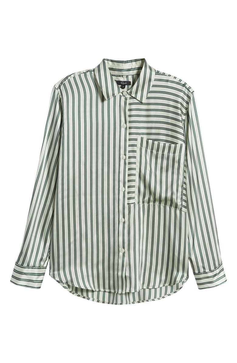 Rails Spencer Stripe Silk Shirt, Alternate, color,