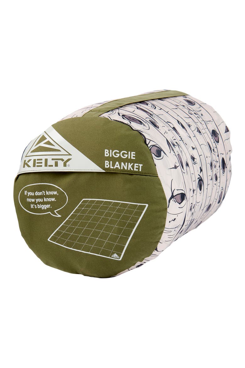 Biggie Blanket, Alternate, color, WINTER MOSS/ ASPEN EYES