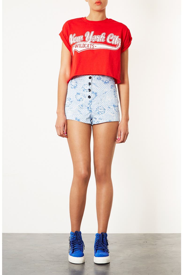Checkerboard Shorts, Alternate, color, BLUE