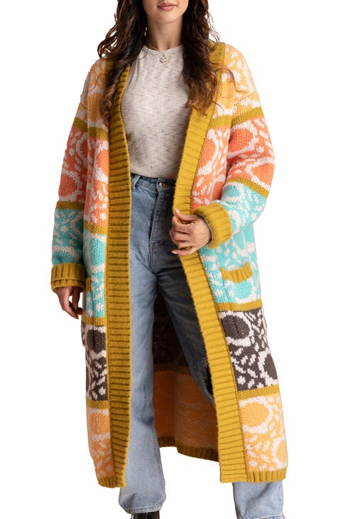 Carina Oversize Colorblock Cardigan