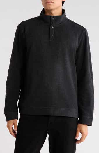 Seabridge Snap Mock Neck Sweatshirt