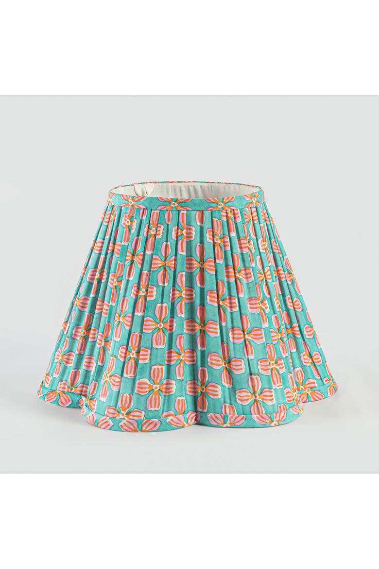 Petals Handblocked Lampshade, Main, color, Petals