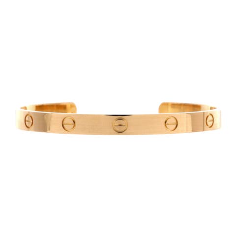 Love Cuff Bracelet 18K Yellow Gold