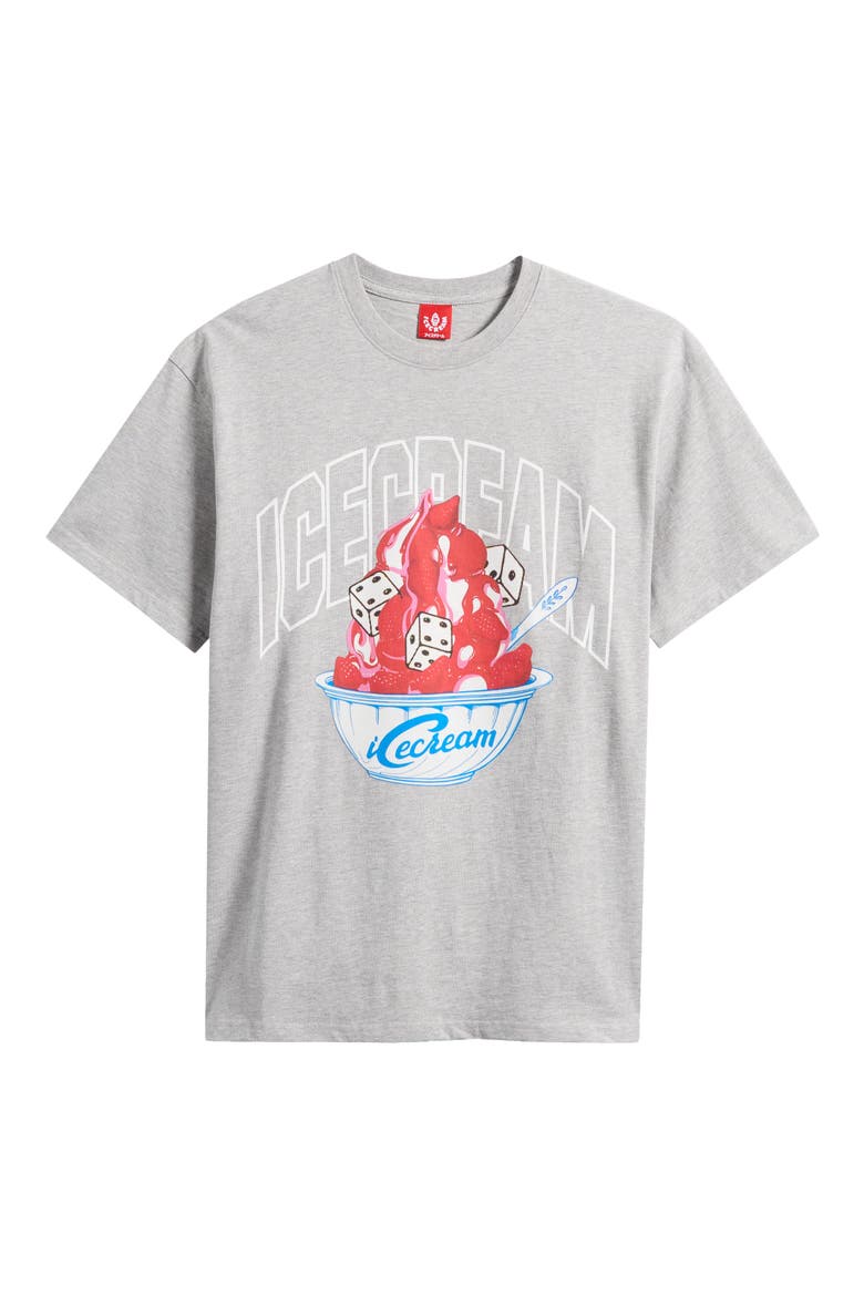 Dice Cotton Graphic T-Shirt, Alternate, color, HEATHER GREY