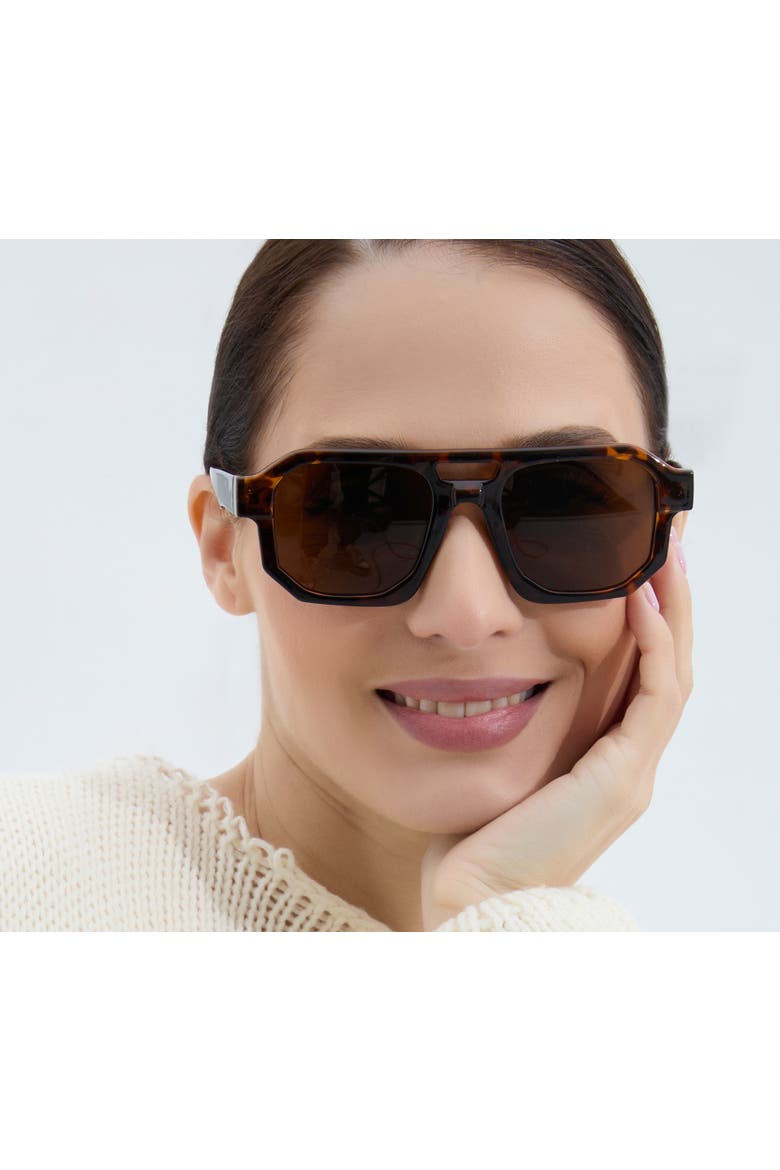 The Lennox Sunglasses, Main, color, Tortoise