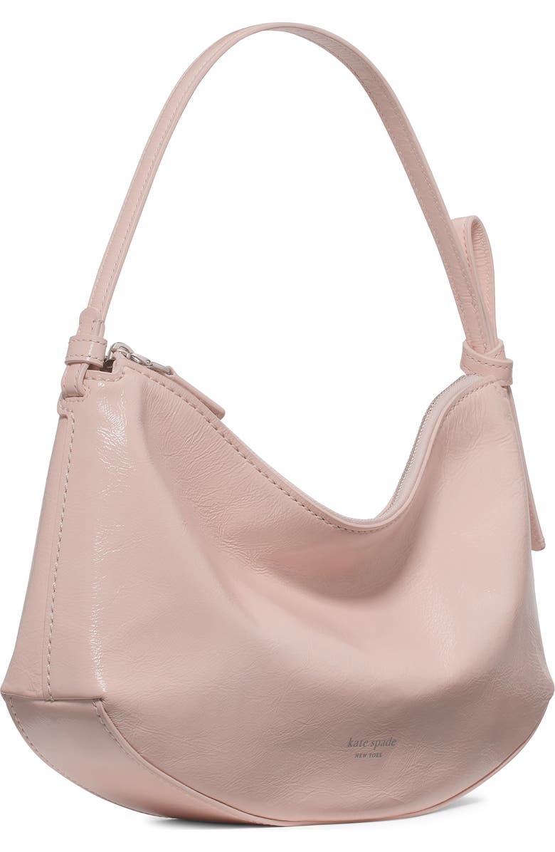 Kate Spade New York loop crinkle patent leather shoulder bag, Alternate, color,