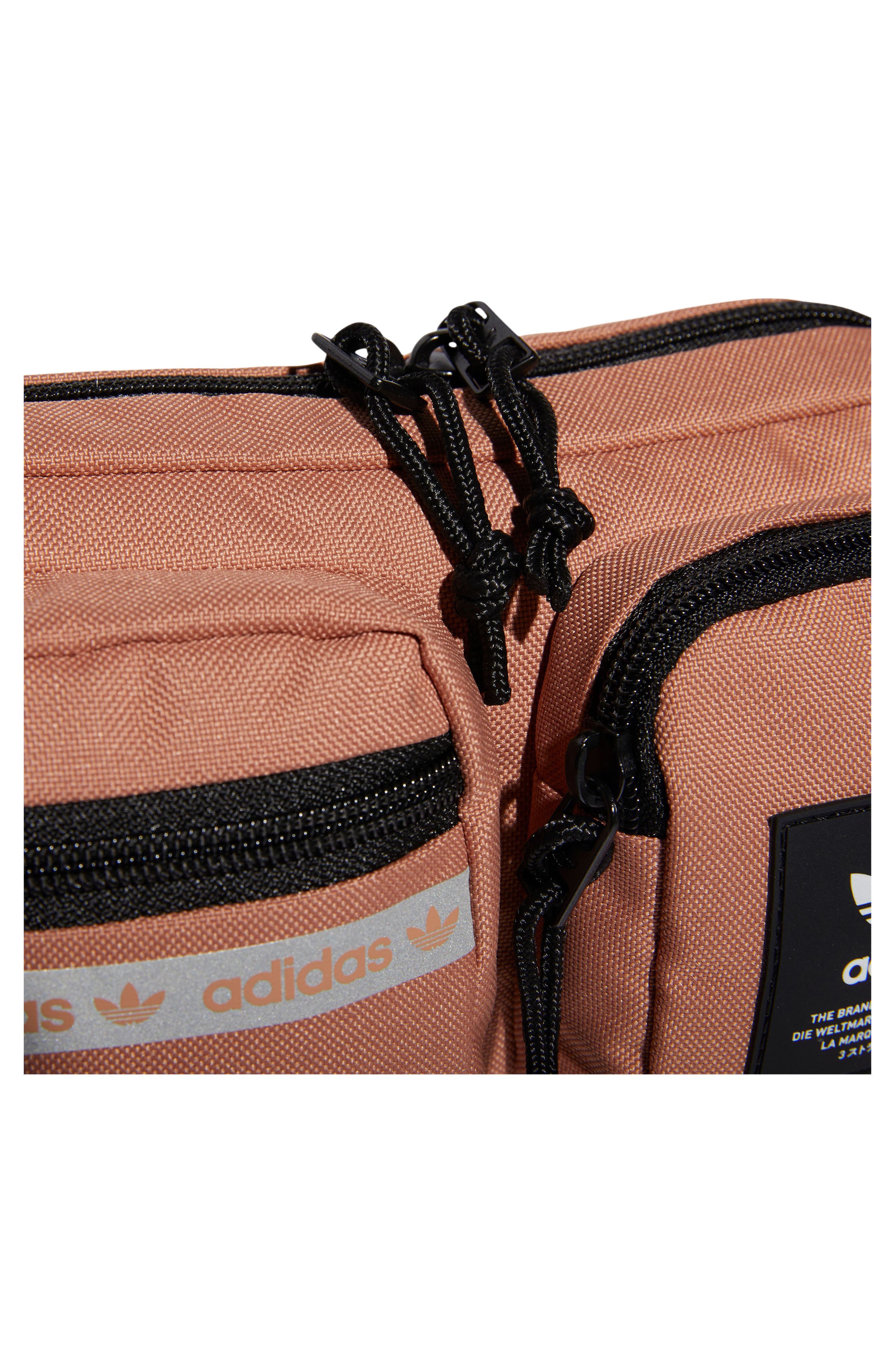 adidas Originals Rectangle Recycled Polyester Crossbody Bag, Alternate, color, 