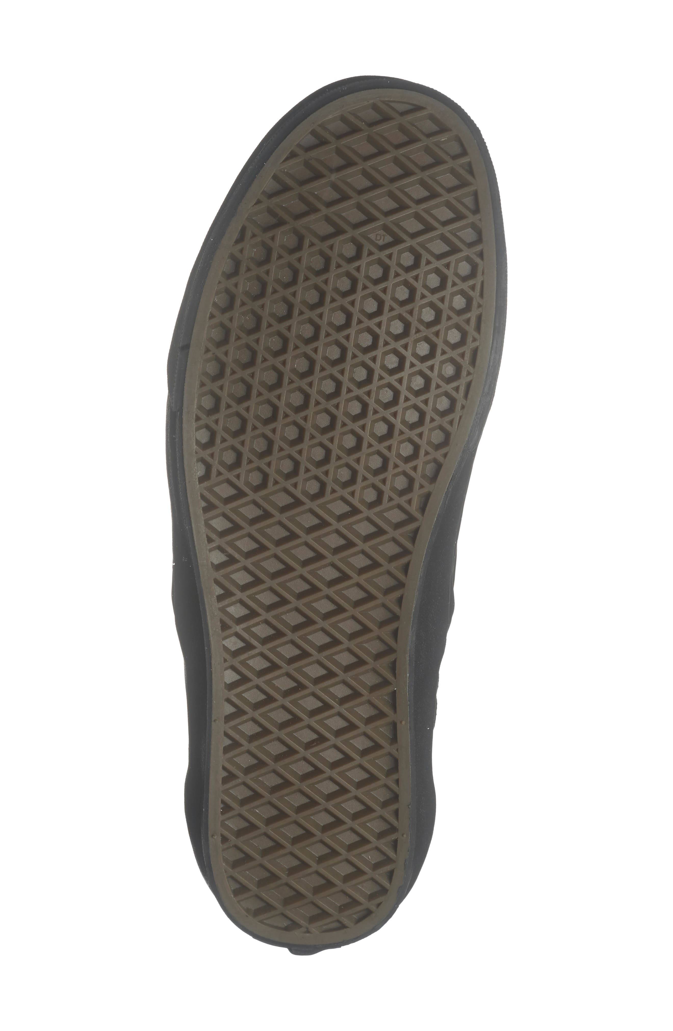 Classic Slip-On Sneaker, Alternate, color, WOVEN SUEDE BLACK/BLACK