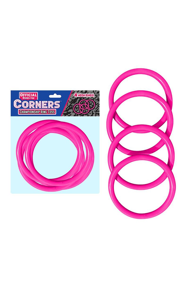 Corners Championship Ring Toss Magenta Ring Toss 4 Piece Set, Alternate, color, Multicolored