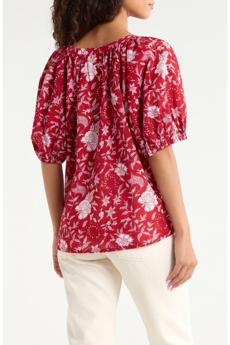Lettie Voile Button-Up Shirt, Alternate, color, GARDEN WHISPERS