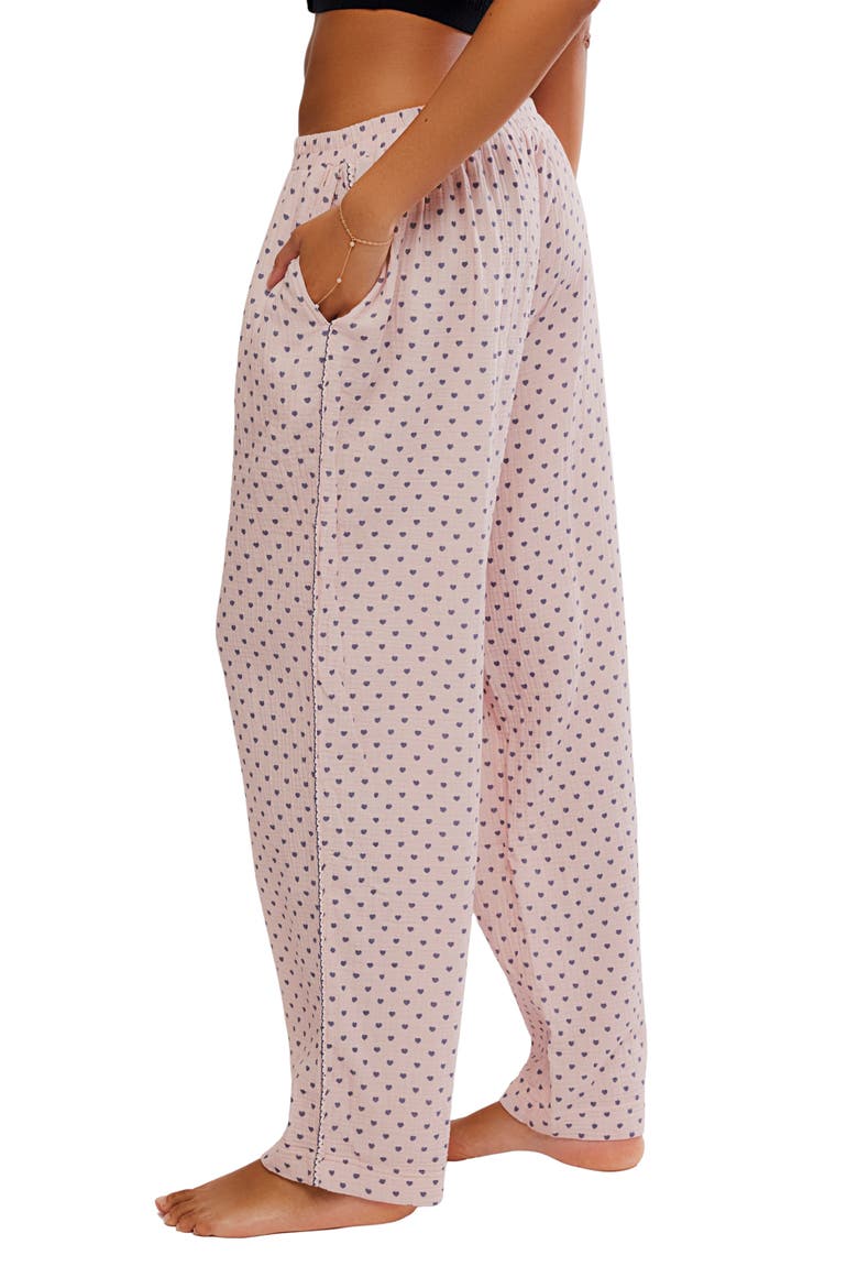 Intimately FP Be Mine Pants, Alternate, color, PINK