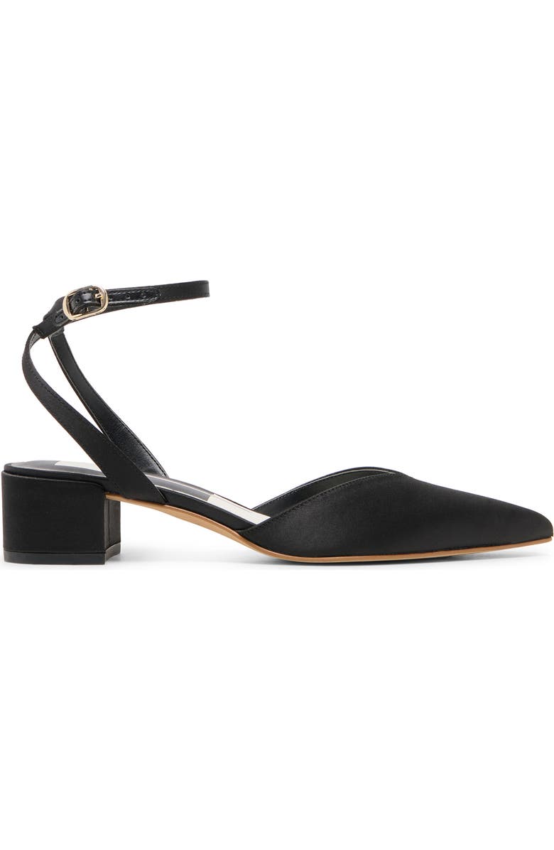 Dolce Vita Carrey Pointed Toe Pump, Alternate, color, Onyx Satin