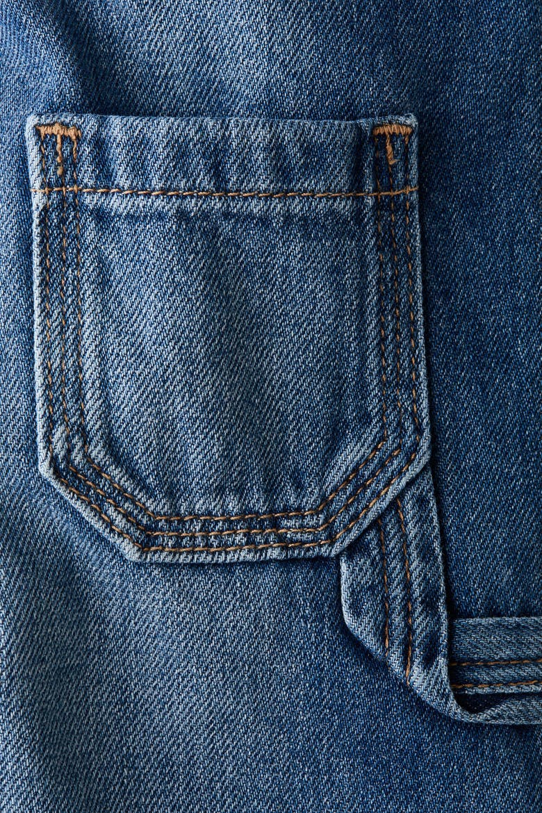 Denim Dungarees, Alternate, color, Denim blue
