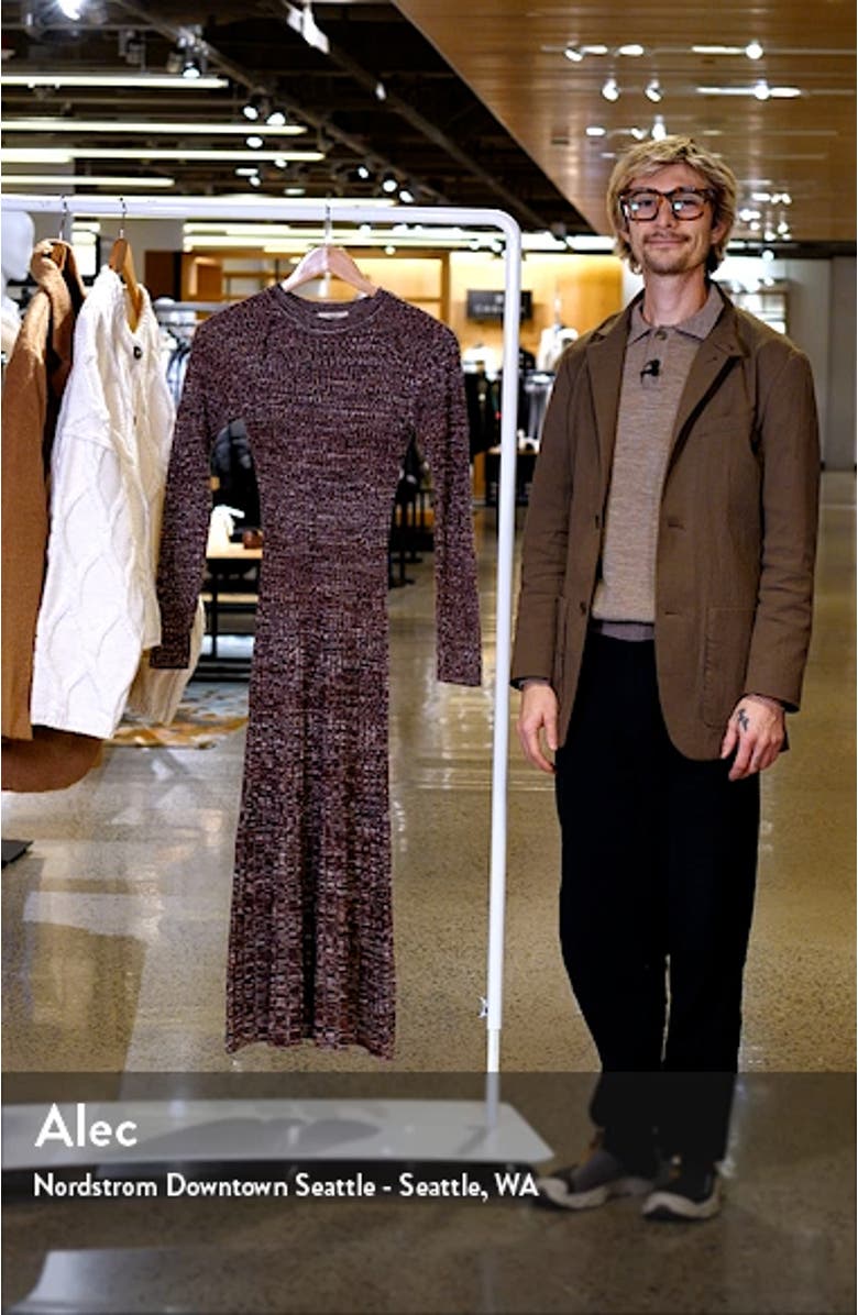 Tammi Long Sleee Rib Maxi Dress, sales video thumbnail