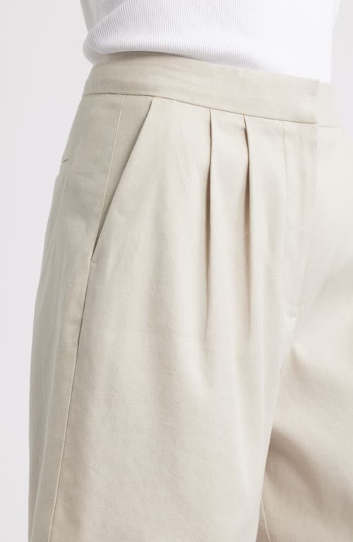 Nordstrom Pleated Linen Blend Shorts
